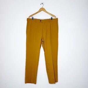 Peter Millar Crown Sport Mustard Flat Front Pants Men’s 38x29
